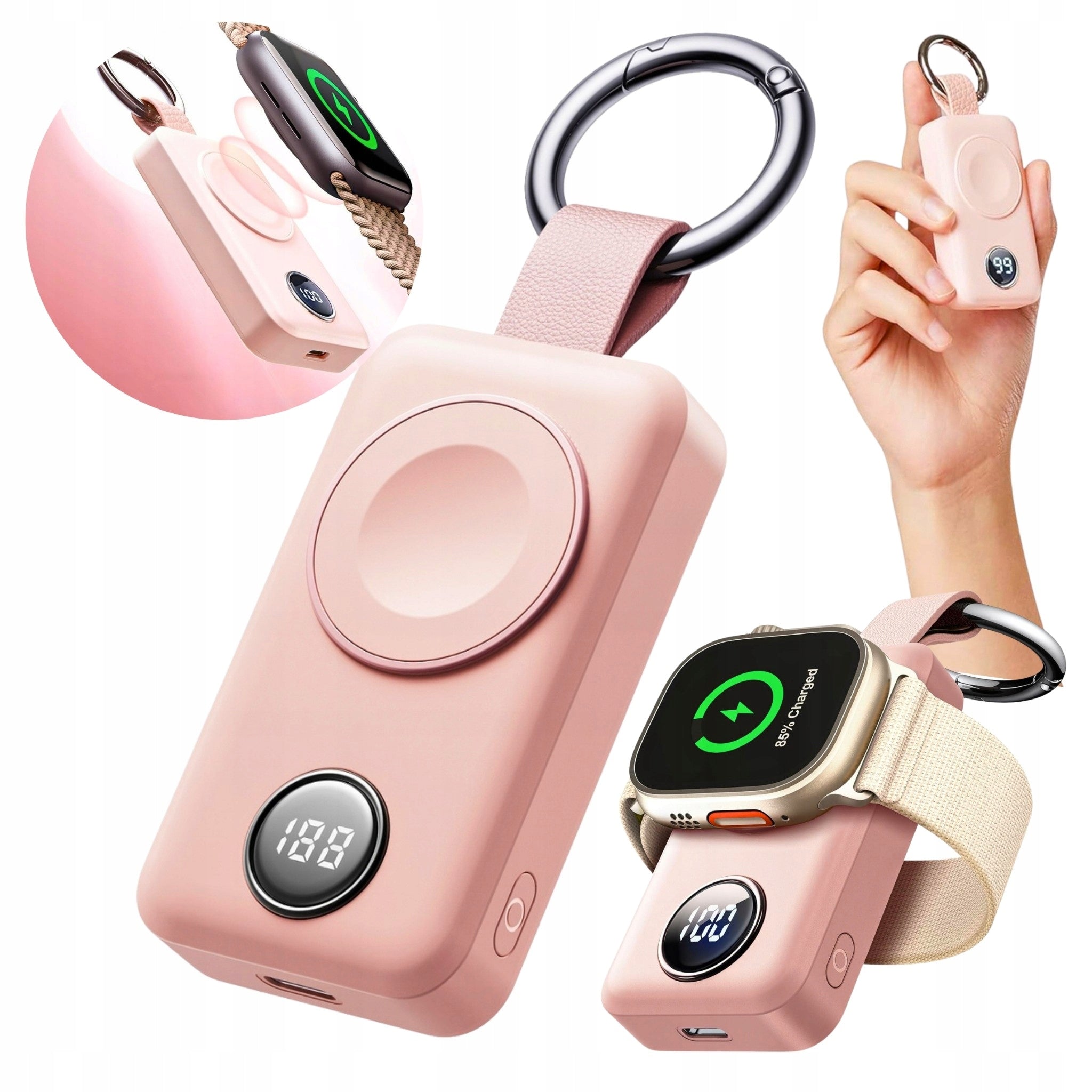 SMALL POWERBANK FOR APPLE WATCH WIRELESS 2000mAh SMARTWATCH CHARGING