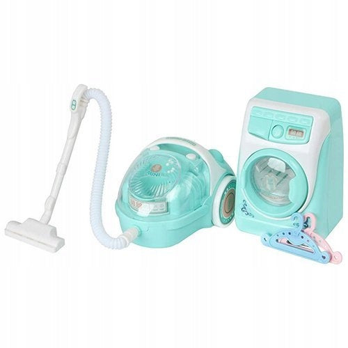 SMALL SET AGD VACUUM CLEANER WASHING MACHINE LIGHT SOUND