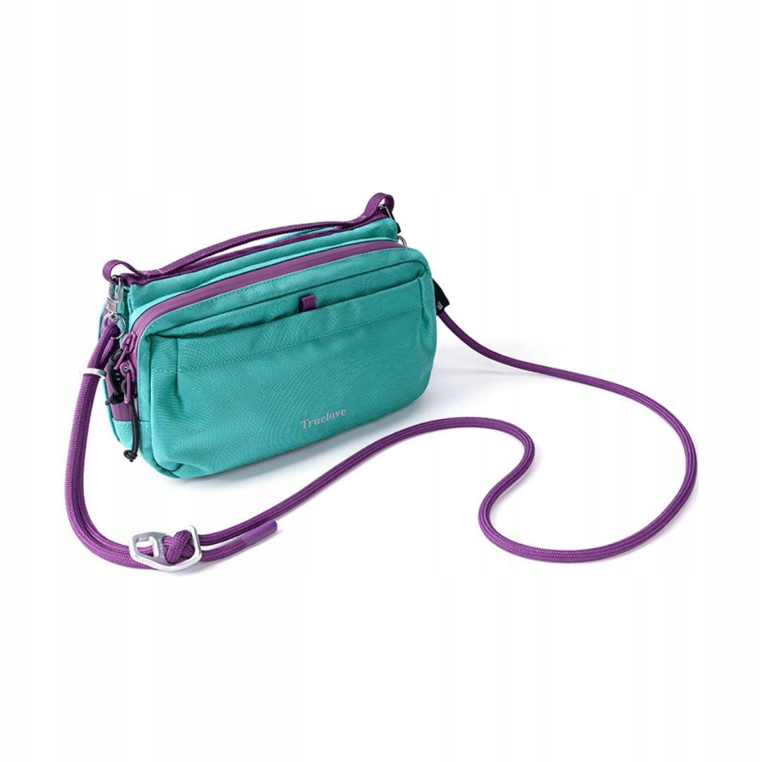 SMALL SHOULDER BAG TRUELOVE CITY BREAK MEDIUM CORDURA TURQUOISE Packaging status original
