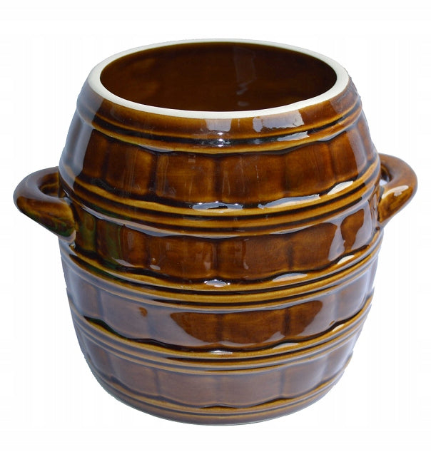 SMALL STONEWARE BARREL POT FOR PICKING CUCUMBERS CABBAGES, CERAMIC, 3.2L Manufacturer code MA1311
