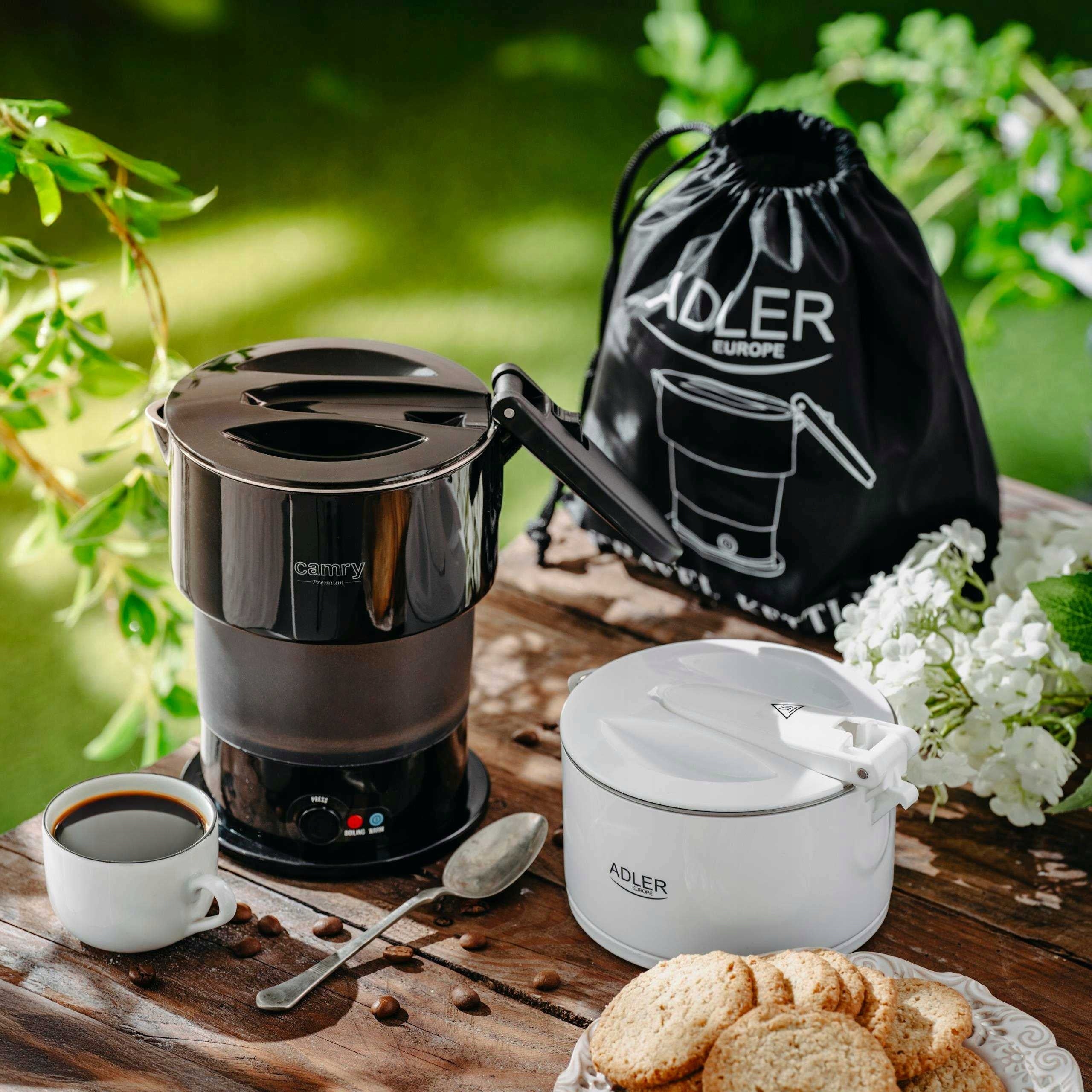 SMALL TOURIST KETTLE ELECTRIC FOLDING SILICONE 600ml 750W BAG Manufacturer code CR 1378