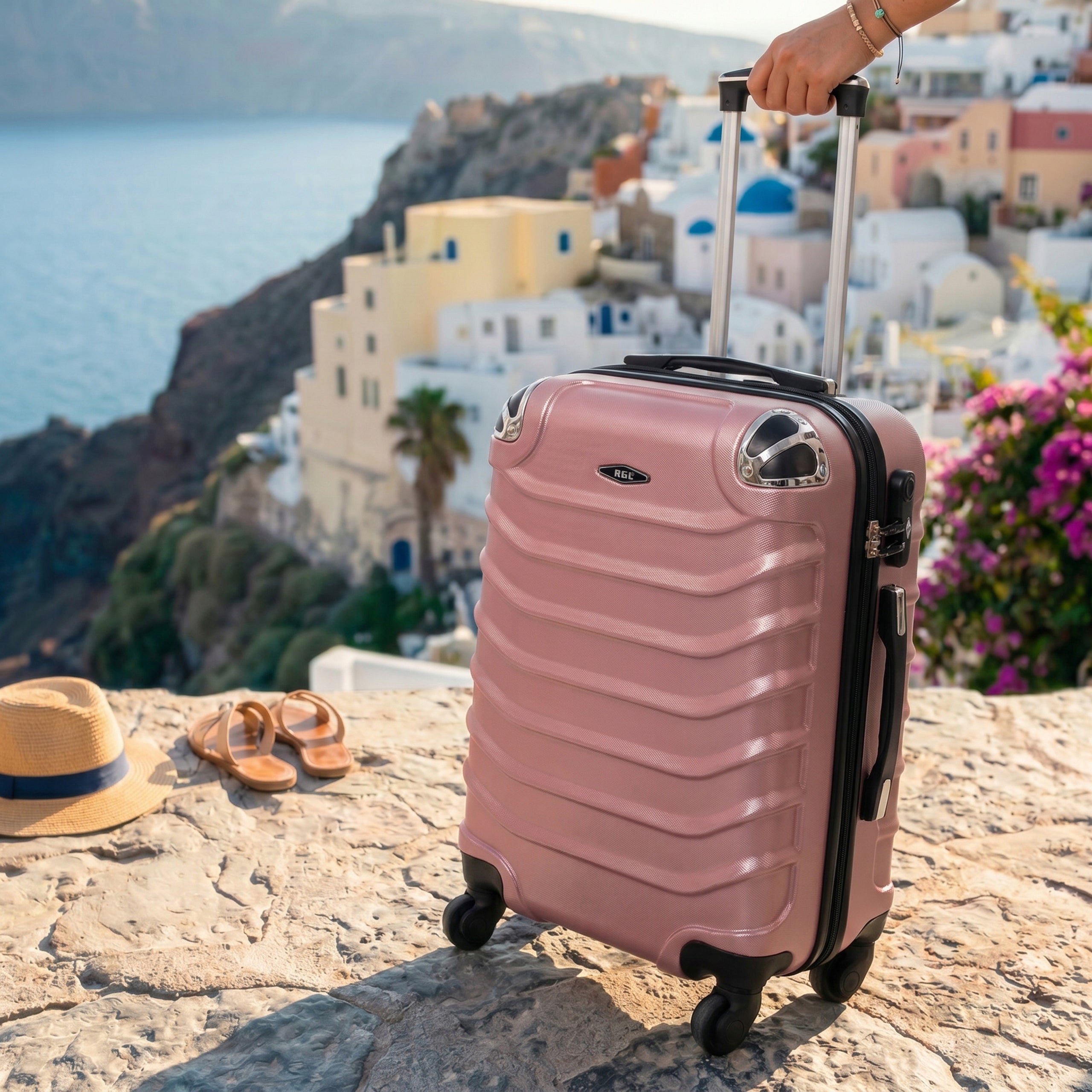 SMALL TRAVEL CASE 730 L BAG 4 WHEELS COMBINATION LOCK WIZZAIR, RYANAIR Manufacturer code 730 L