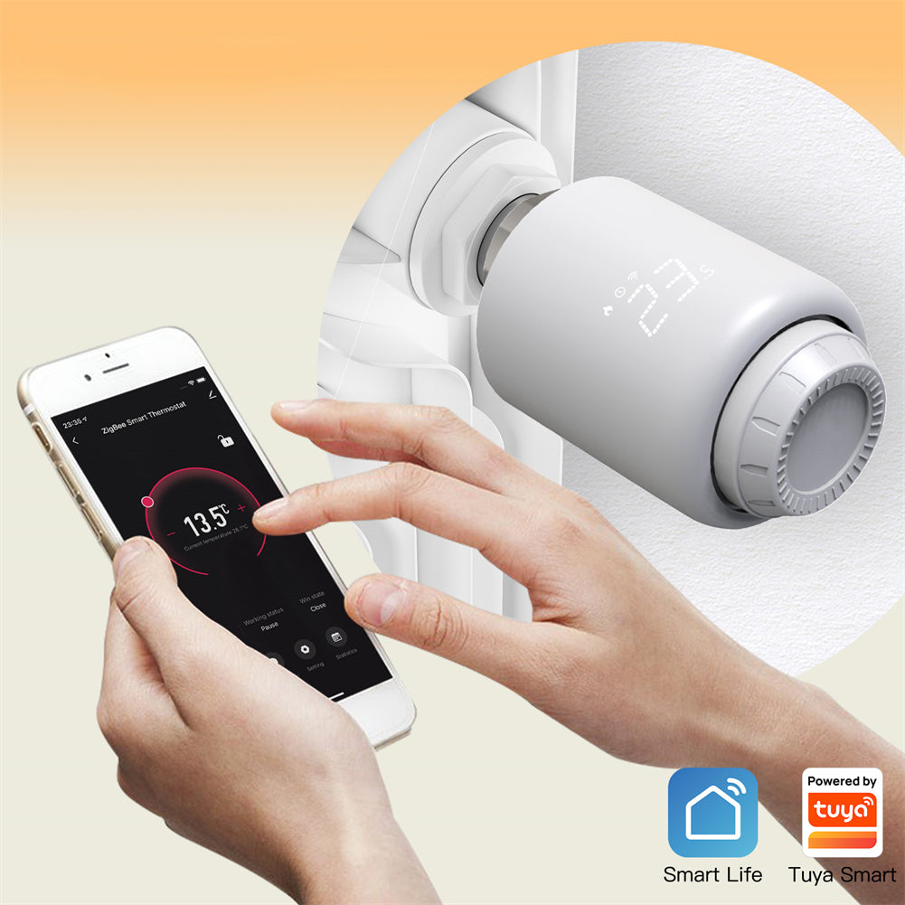 SMART 1X HEAD THERMOSTAT TRV TUYA ZIGBEE