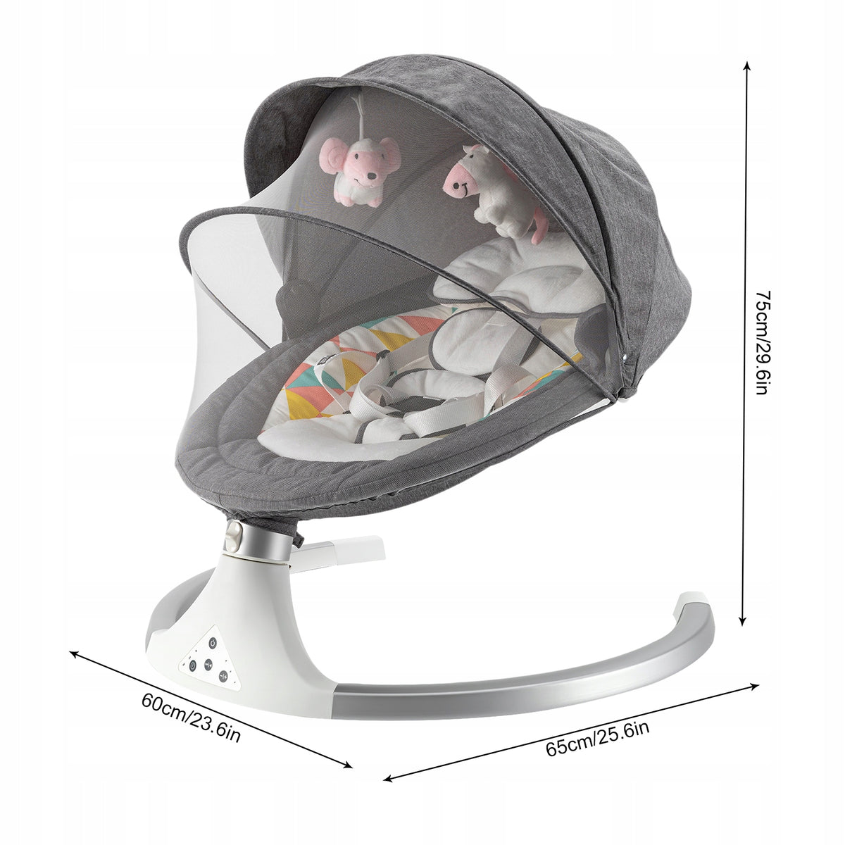 SMART BABY ROCKING CHAIR WITH REMOTE CONTROL Packaging status original
