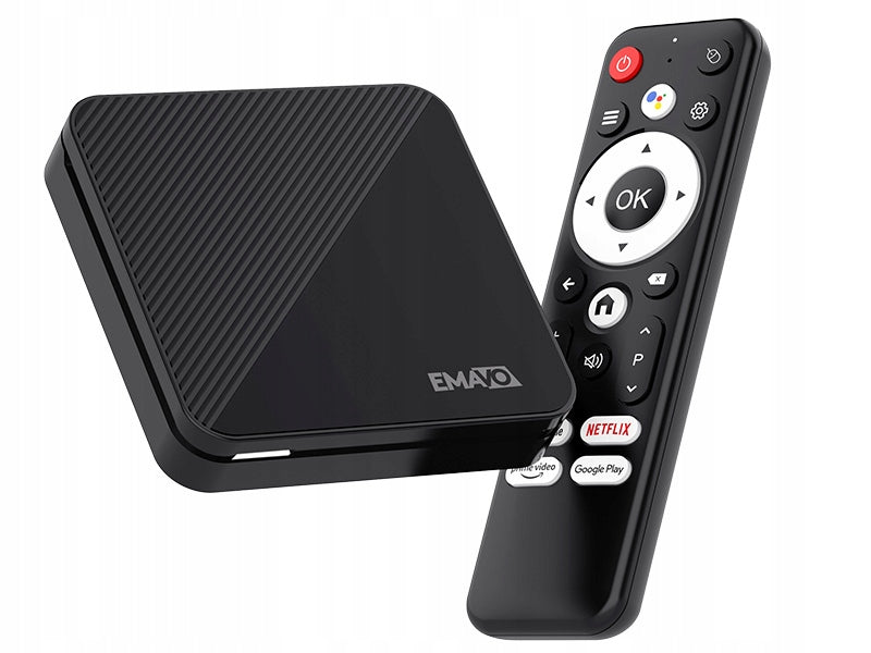 SMART BOX TV 4K ANDROID 14 WIFI BLUETOOTH RJ-45 Media Player
