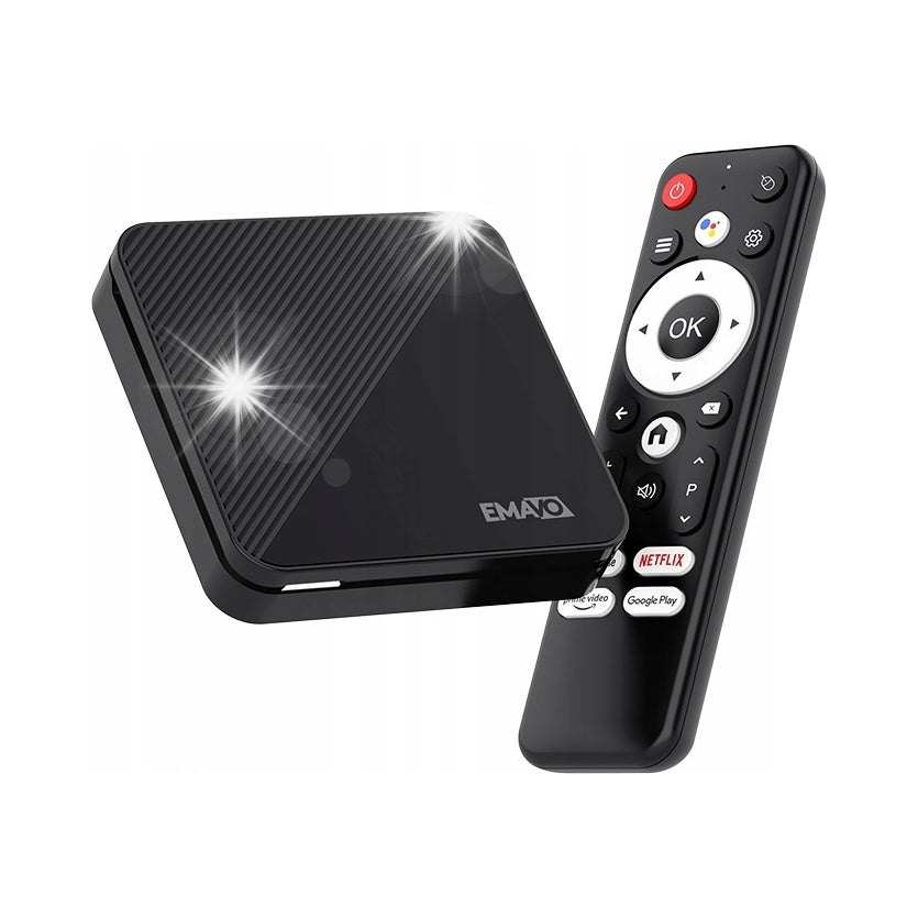 SMART BOX TV 4K ANDROID 14 WIFI BLUETOOTH RJ-45 Media Player