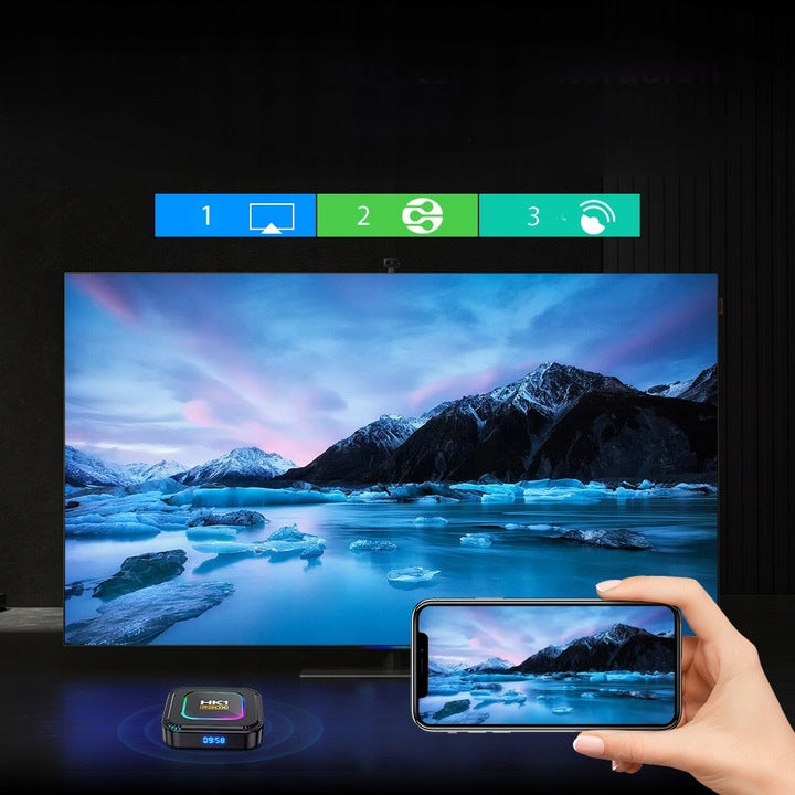SMART BOX TV 8K 4K ANDROID 13 WIFI 6 BLUETOOTH 5.0 TV SET-TOP BOX 2025 Model DAWFCVESFW