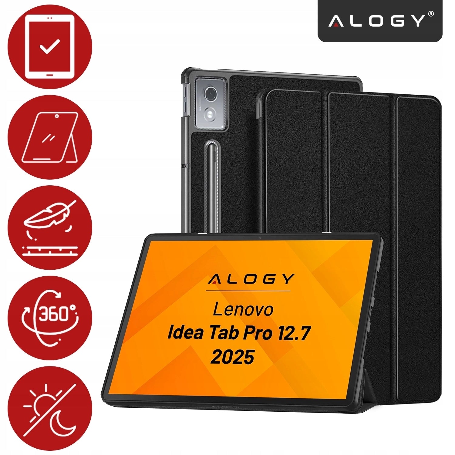SMART CASE FOR LENOVO IDEATAB PRO / PRO MT 12.7 TB-373, WITH STYLUS SPACE Packaging status original