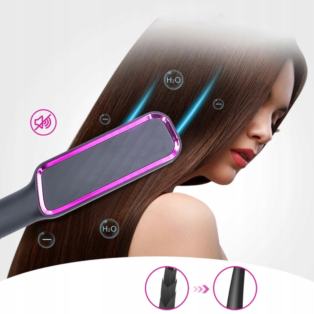 SMART COMB STRAIGHTENER WITH CERAMIC FOR STRAIGHTENING HAIR ON THE GO Model INTELIGENTNY GRZEBIEŃ