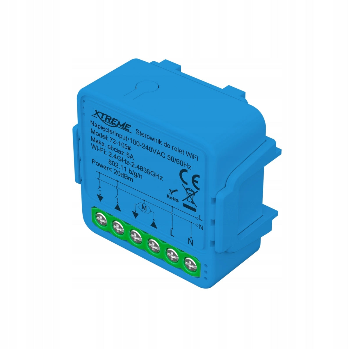 SMART CONTROLLER MODULE FOR ROLLER SHUTTERS MINI WIFI TUYA SMART LIFE Manufacturer code 72-105#