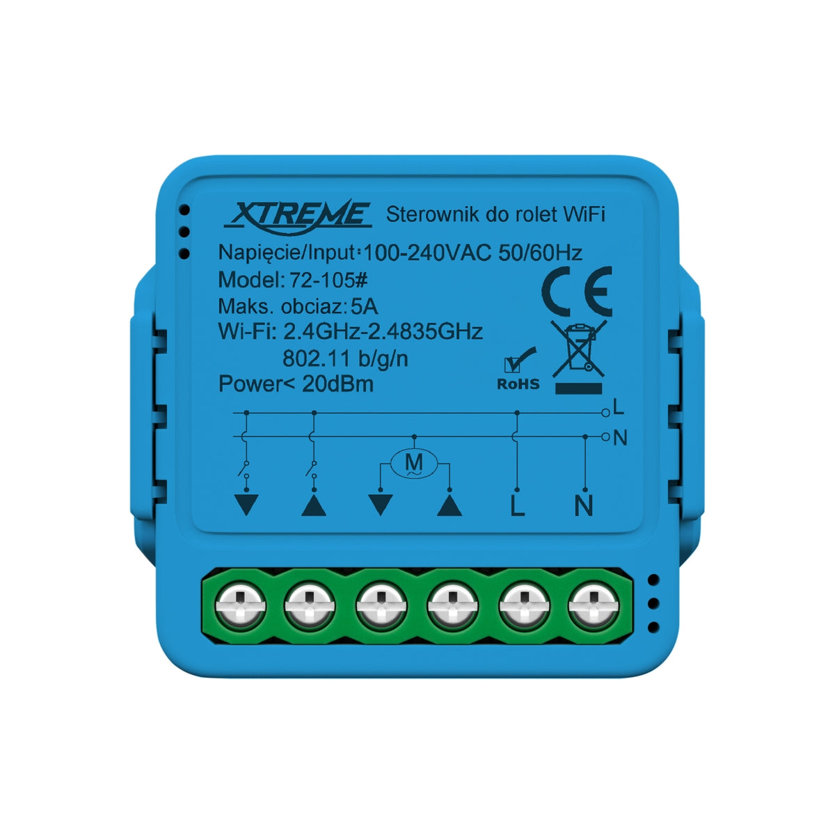 SMART CONTROLLER MODULE FOR ROLLER SHUTTERS MINI WIFI TUYA SMART LIFE Packaging status original