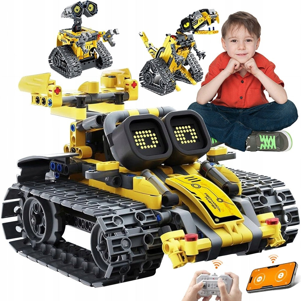 SMART EDUCATIONAL TOY ROBOT WITH APP AND 3in1 LIGHT REMOTE CONTROL