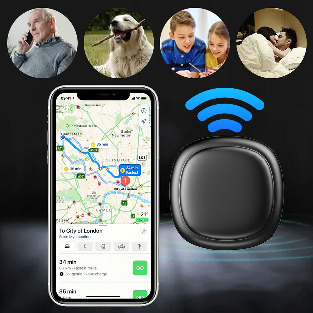 SMART GPS LOCATOR FOR VEHICLES, CAR LOCATOR, BLACK Packaging status original