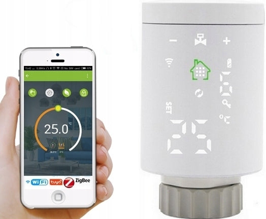 SMART HEAD THERMOSTAT TUYA ZIGBEE WIFI