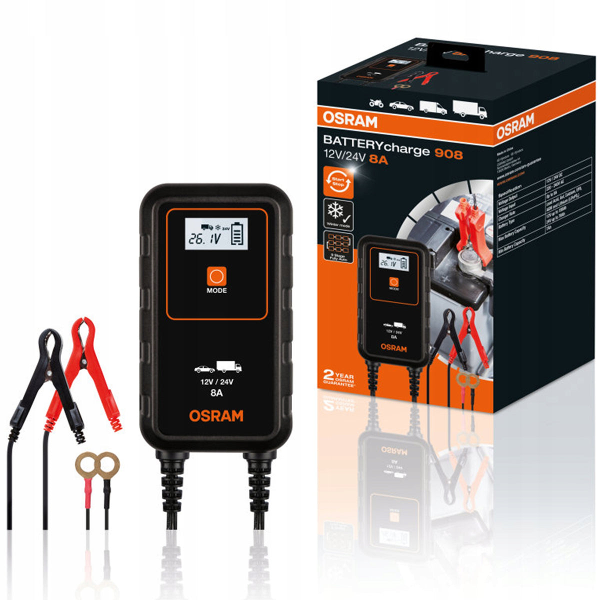 SMART RECTIFIER 8A SLIM OSRAM START-STOP Brand Osram