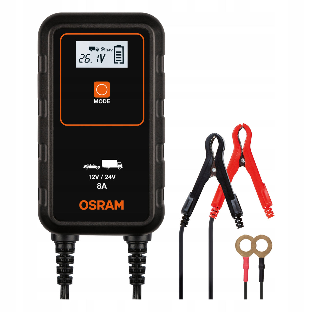 SMART RECTIFIER 8A SLIM OSRAM START-STOP Maximum amperage 8 A