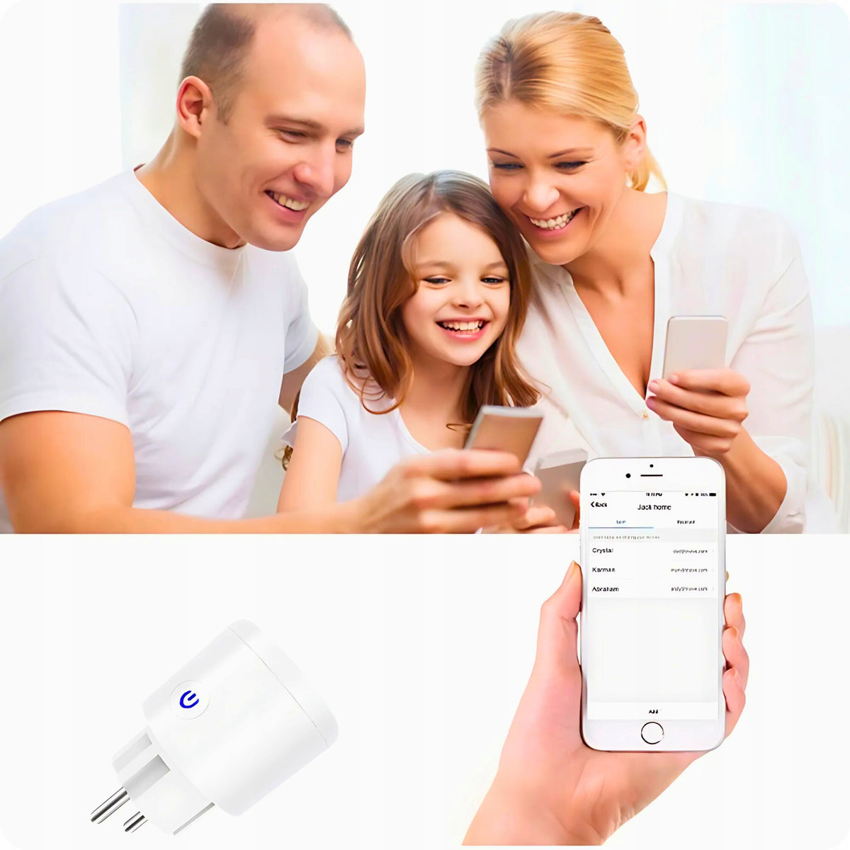 SMART SOCKET WiFi SMART TUYA WATTMETER PROGRAMMER TIMER Packaging status original