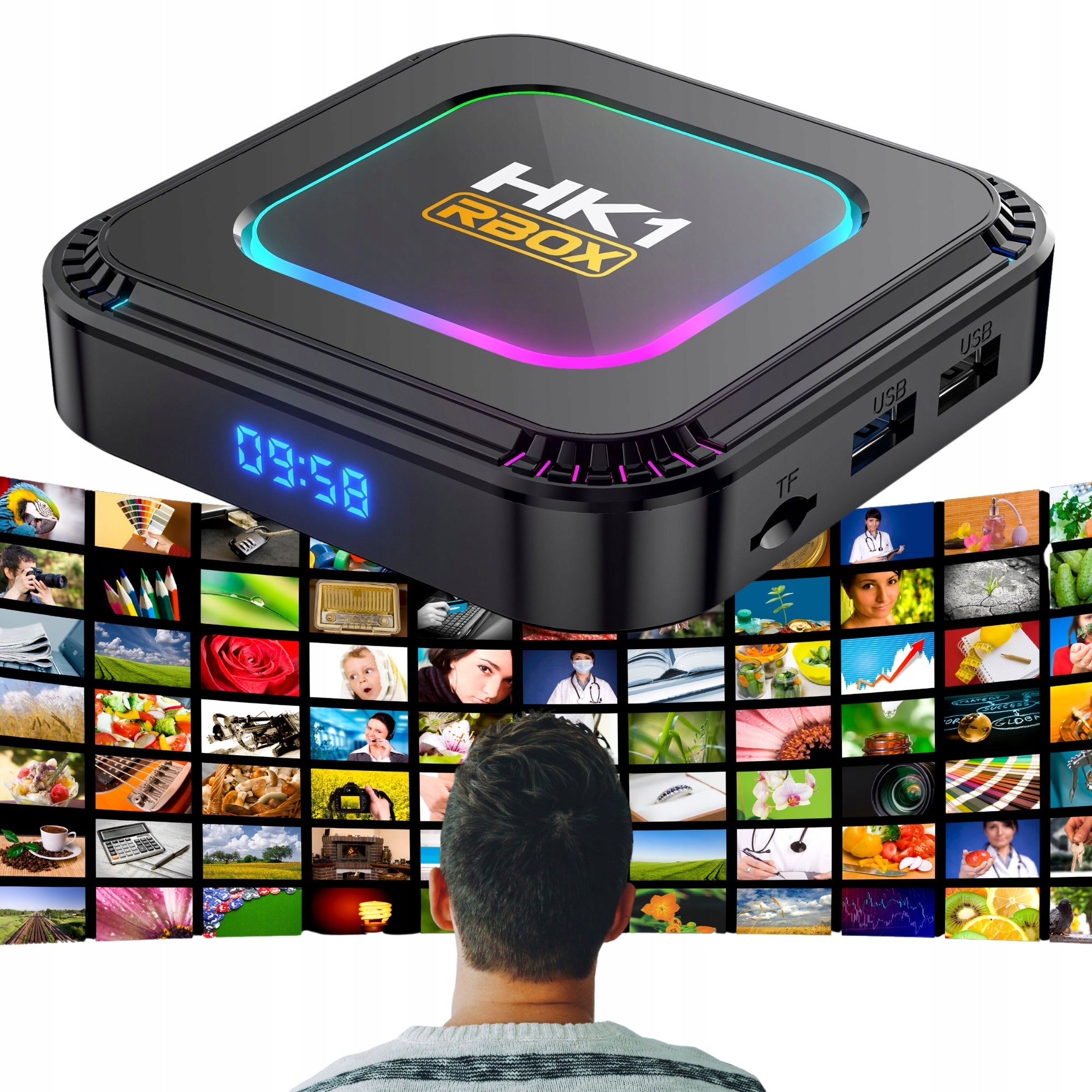 SMART TV BOX 8K 4K ANDROID 13 WIFI 6 BLUETOOTH
