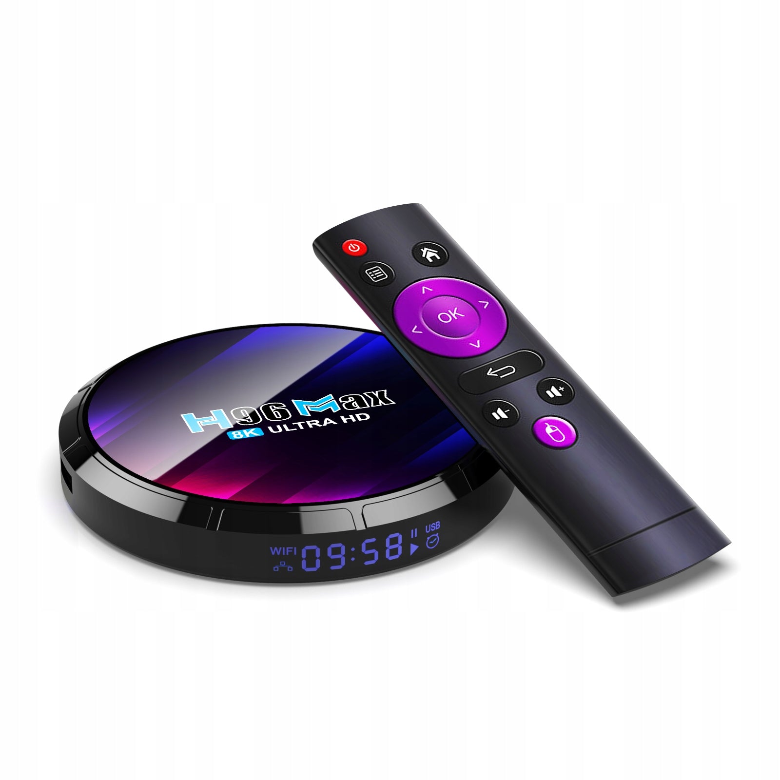 SMART TV BOX H96 MAX ULTRA HD 4K 2 16GB ANDROID 13 PRZYSTAWKA NETFLIX HBO Packaging status original
