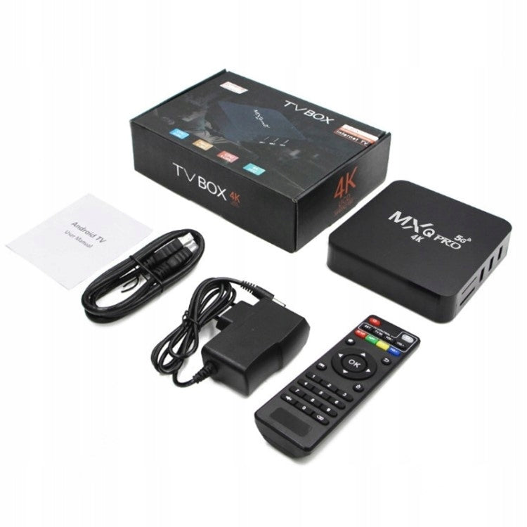 SMART TV BOX MXQ PRO FHD 4K 1+8GB ANDROID 7.1 DECODER PL POLISH MENU Packaging status original