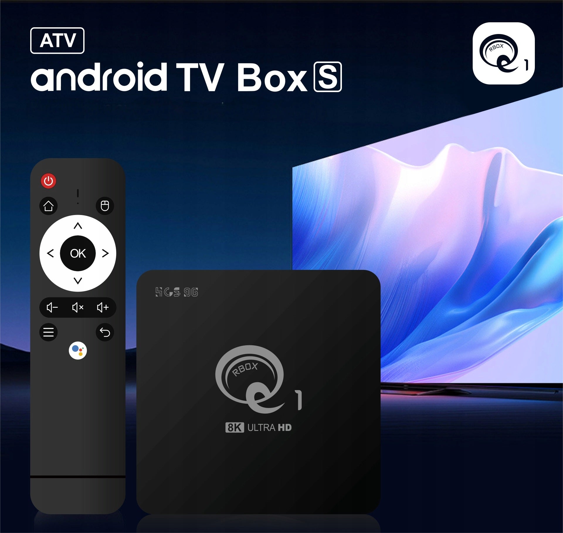 SMART TV BOX Q1 8K Odtwarzacz Multimedialny 2G+16G Sterowanie Głosowe HDMI Packaging status original
