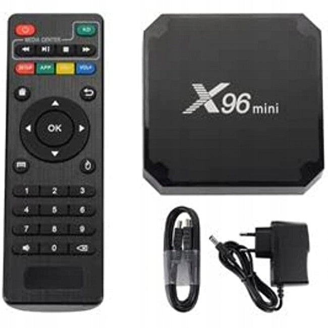 SMART TV BOX - X96 MINI - 2GB RAM AND 16GB ROM (ANDROID 14) TV BOX 4K