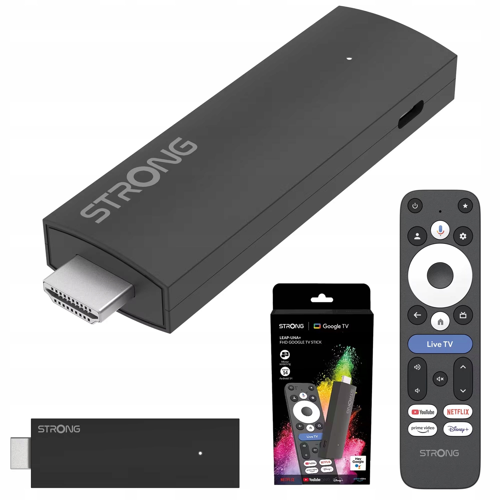 SMART TV STICK GOOGLE CAST PLAY ANDROID FULL HD 1080P FHD WIFI HDMI 8GB