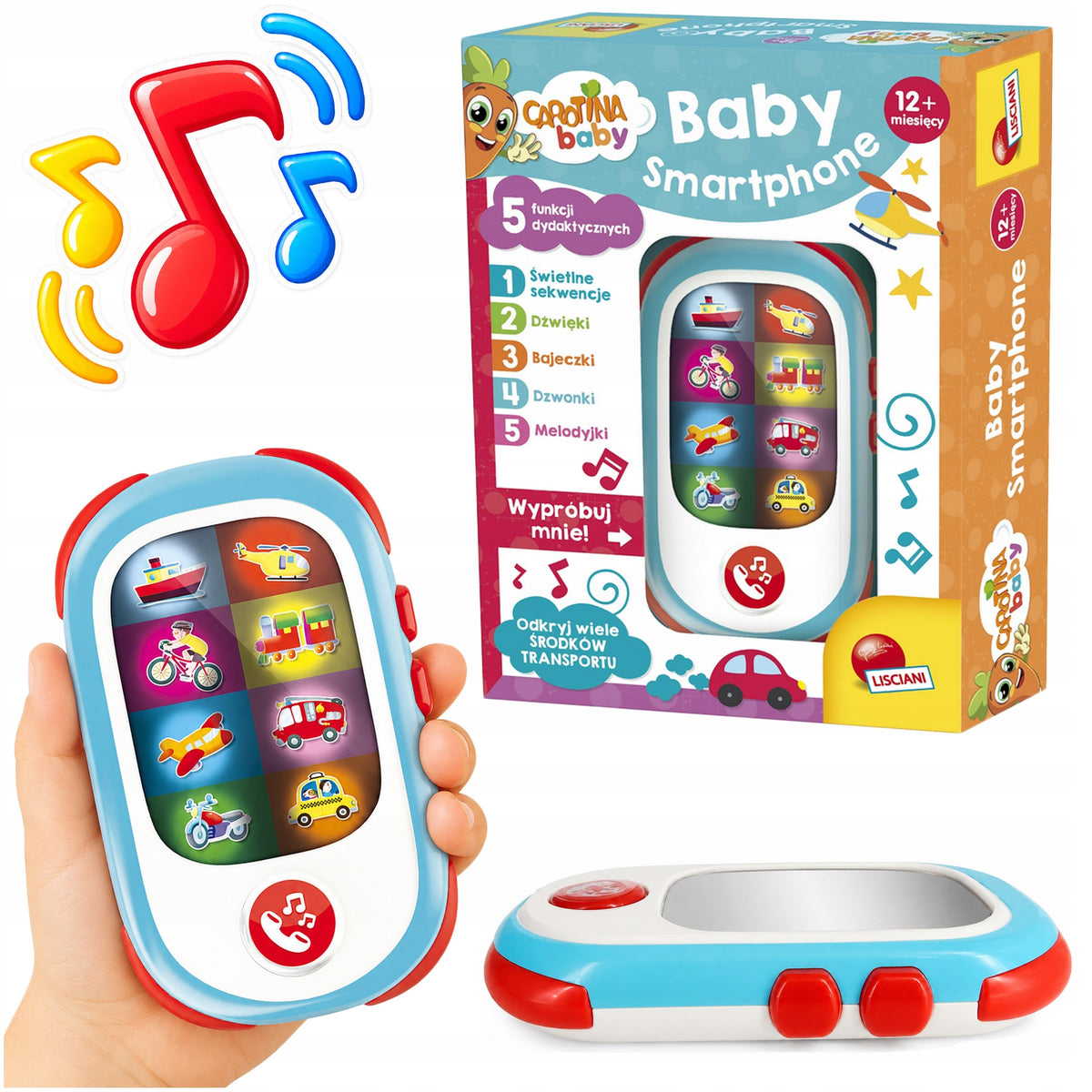 SMARTPHONE Didactic Interactive Toy for the youngest Developing Packaging status original