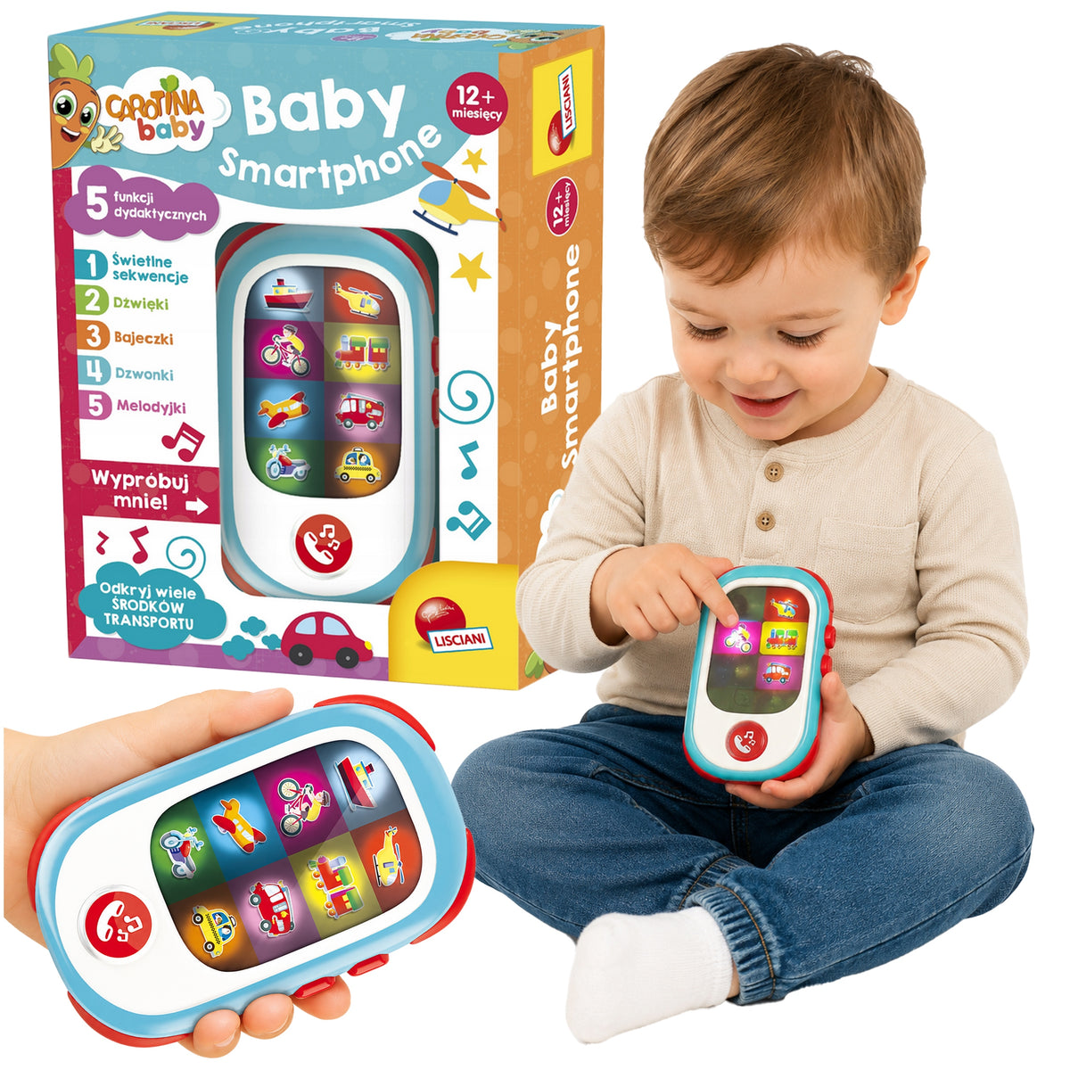 SMARTPHONE Didactic Interactive Toy for the youngest Developing