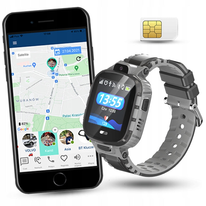 SMARTWATCH FOR CHILDREN CALMEAN ACTIVE GPS IP67 SIM Color black
