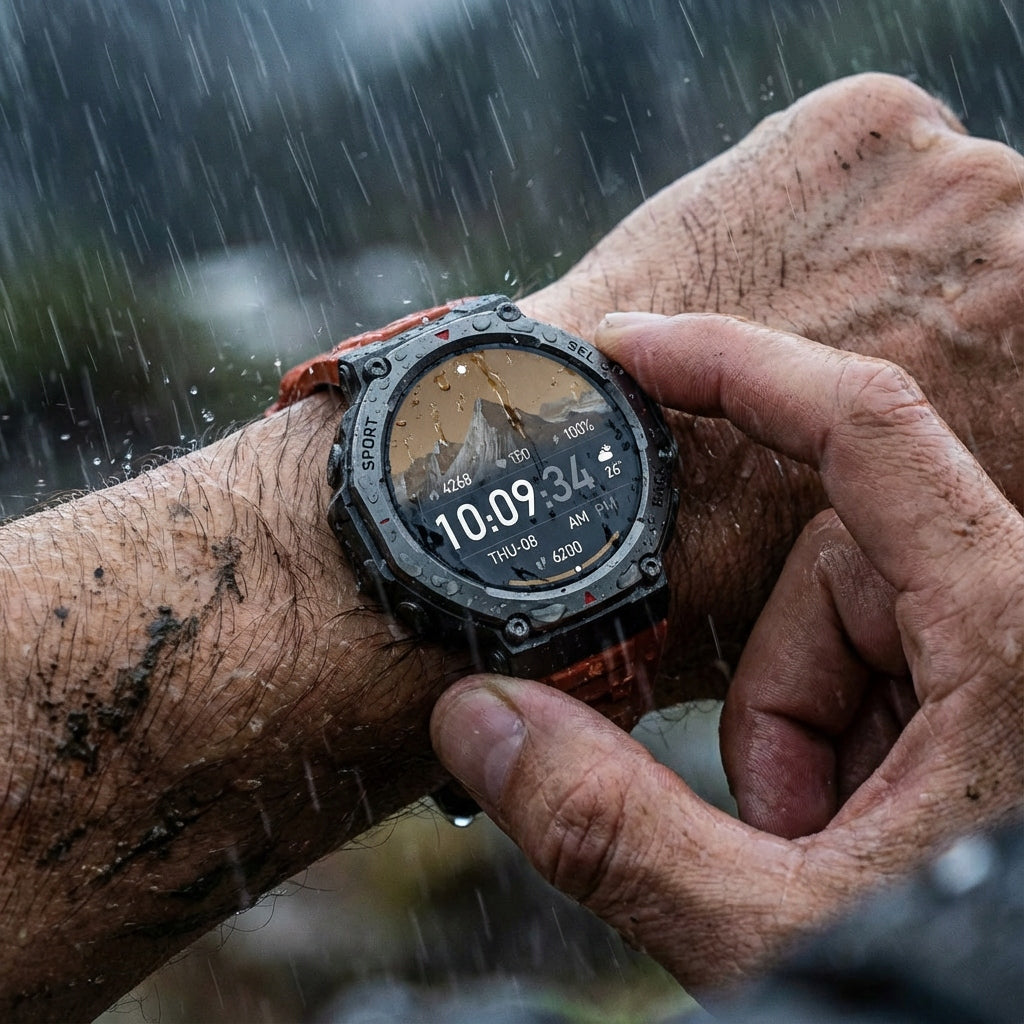 SMARTWATCH MEN'S GPS WATCH WATERPROOF IP69K MENU PL TALK AMOLED SPORT Manufacturer code smart watch jg smart gps wodoodporny menu pl