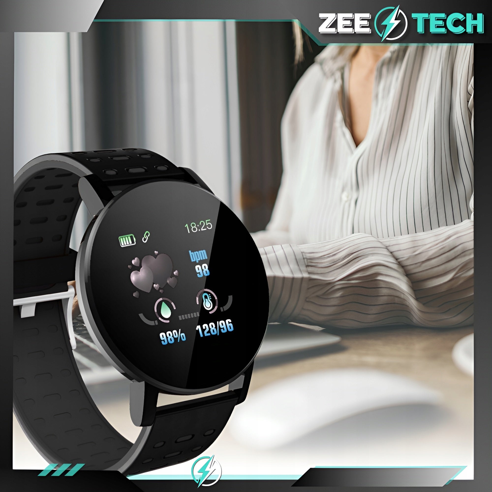 SMARTWATCH WATCH SPORTS BAND WOMEN'S STEPS PULSE NOTIFICATION EAN (GTIN) 5905575483256