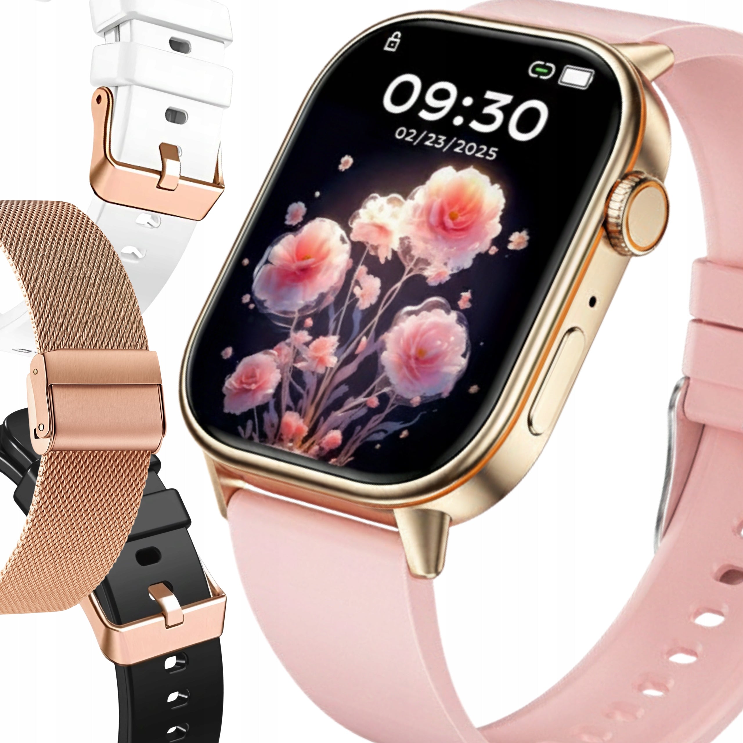 SMARTWATCH WOMEN'S WATCH GPS WATERPROOF CONVERSATION SPORT HEART RATE POLISH MENU