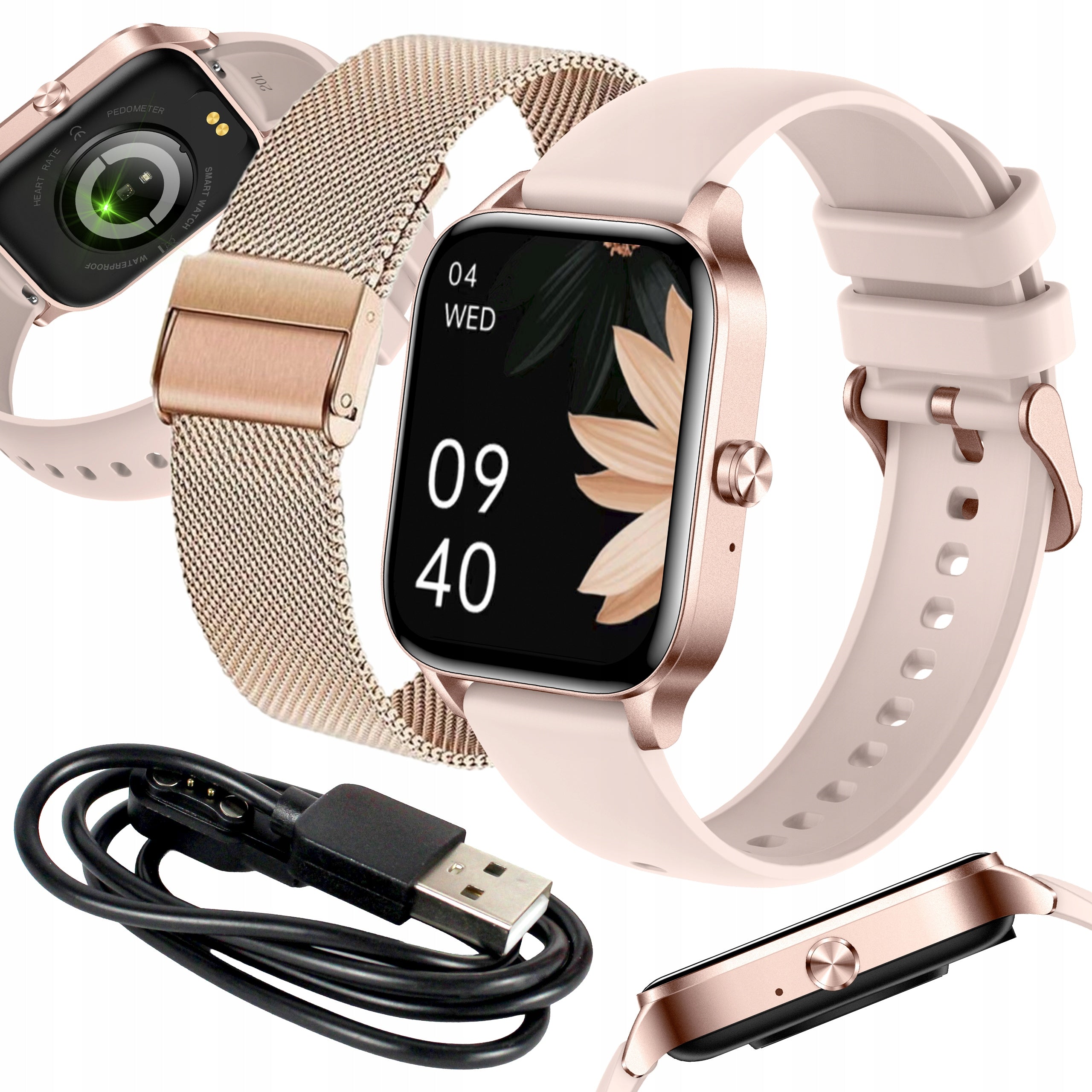 SMARTWATCH WOMEN'S WATCH PRO SILVER TALK NOTIFICATIONS FOR WOMAN PL