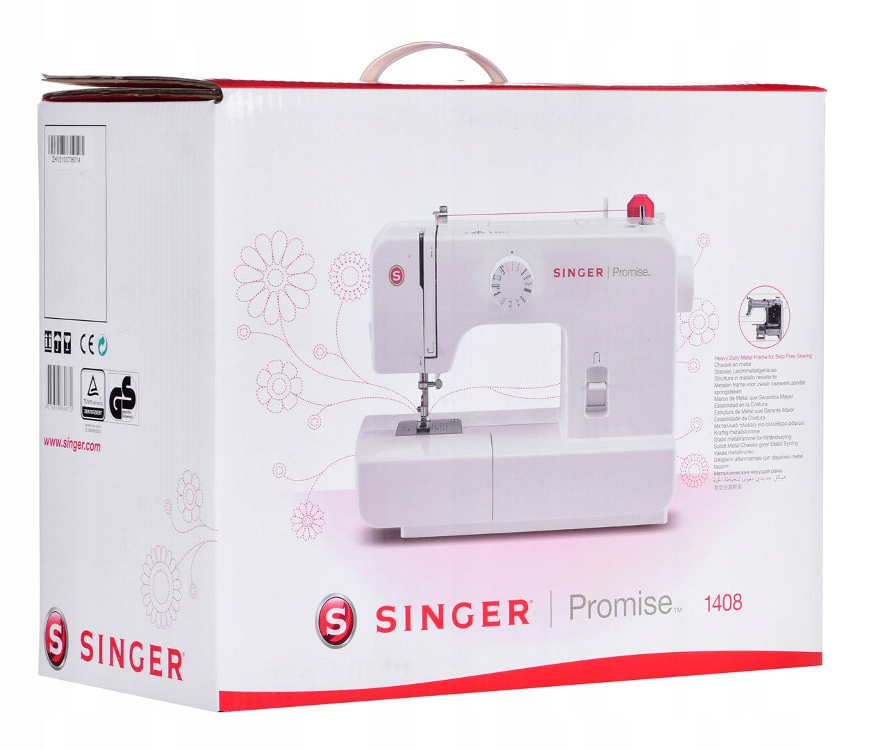 SMC 1408/00 ŠICÍ STROJ SINGER Product weight 6185 g
