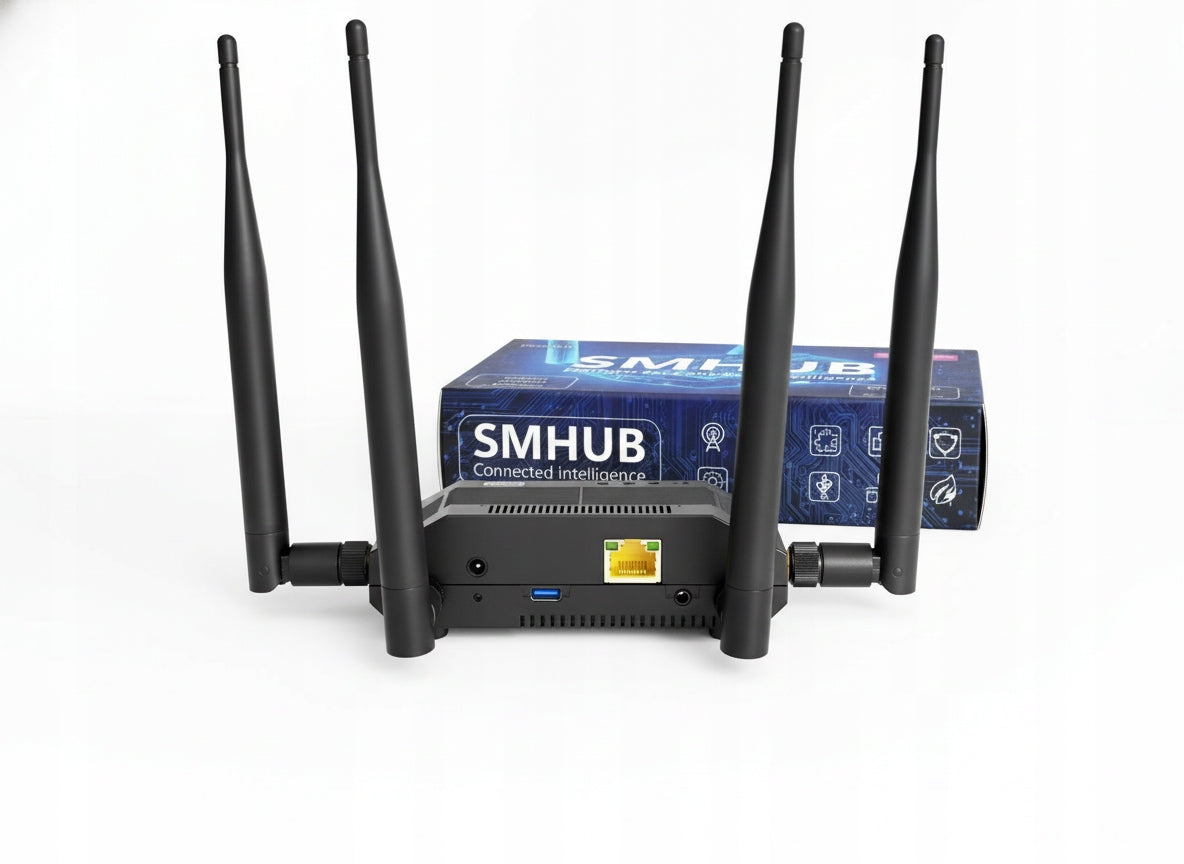 SMHUB Premium ZigBee Bridge Controller MQTT ZHA Matter Thread Home Assistant Packaging status original