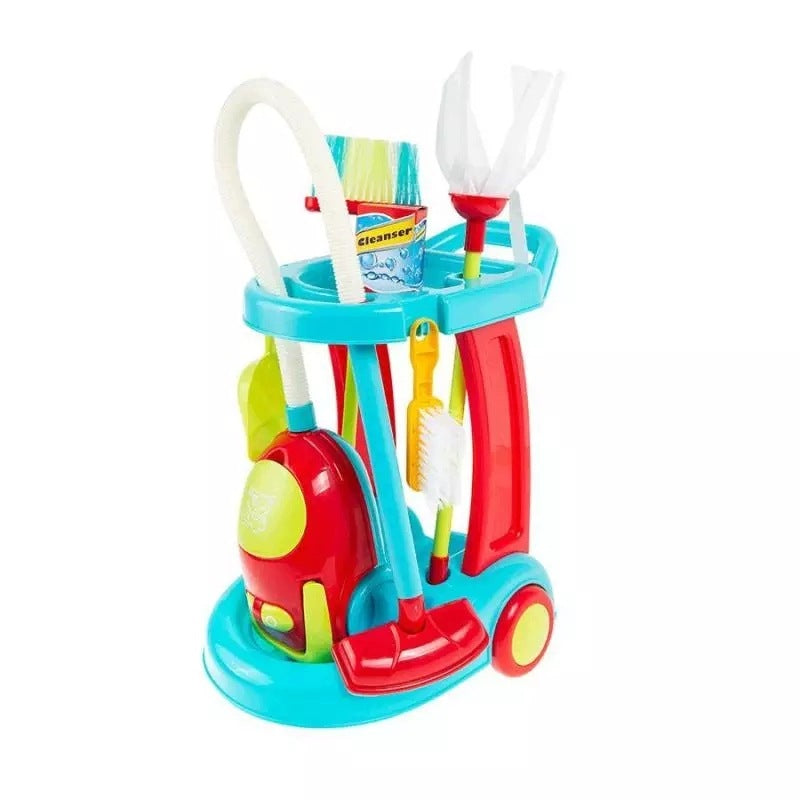 SMIKI Mega Cleaning Kit for Mrs. Home with Vacuum Cleaner for Kids