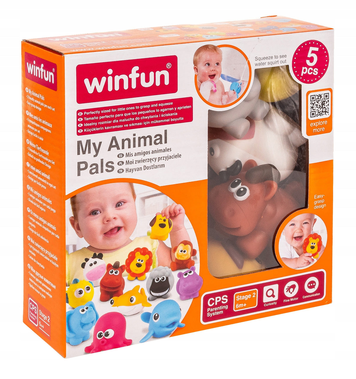SMILY PLAY Aquatic bath toys farm Packaging status original