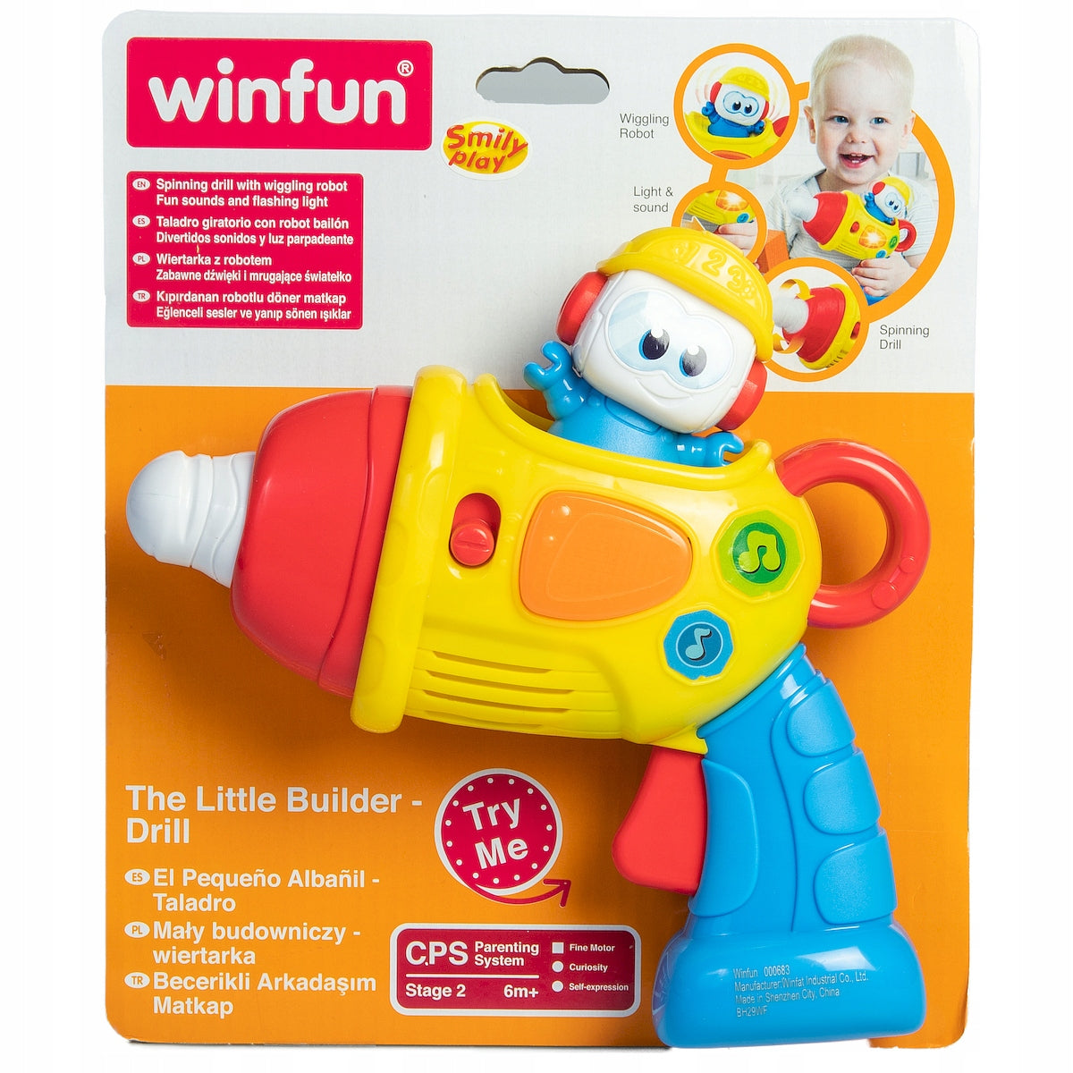 SMILY PLAY MY FIRST DRILL FOR CHILDREN 6m+