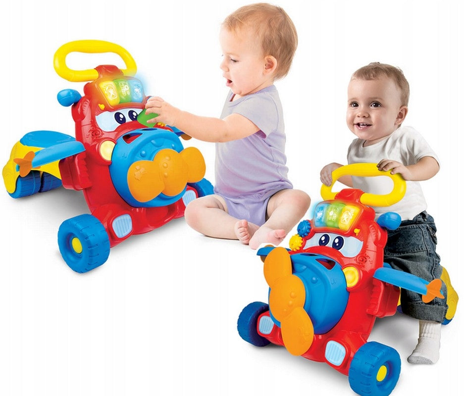 SMILY PLAY WALKER PUSHER 2in1 INTERACTIVE AIRPLANE