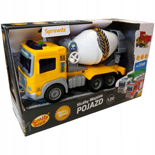 SMILY VEHICLE CONCRETE MIXER 51552 Color multicolor