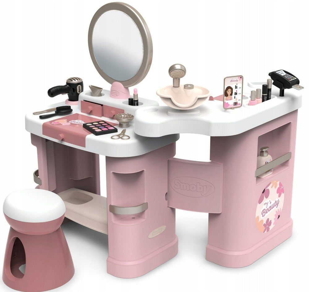 SMOBY Center of small stylist BEAUTY + 26 accessories Hairdresser and beautician Packaging status original