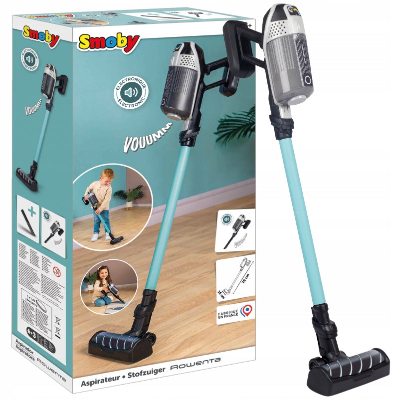 SMOBY VACUUM CLEANER WITH ROWENTA SOUND X FORCE 3+