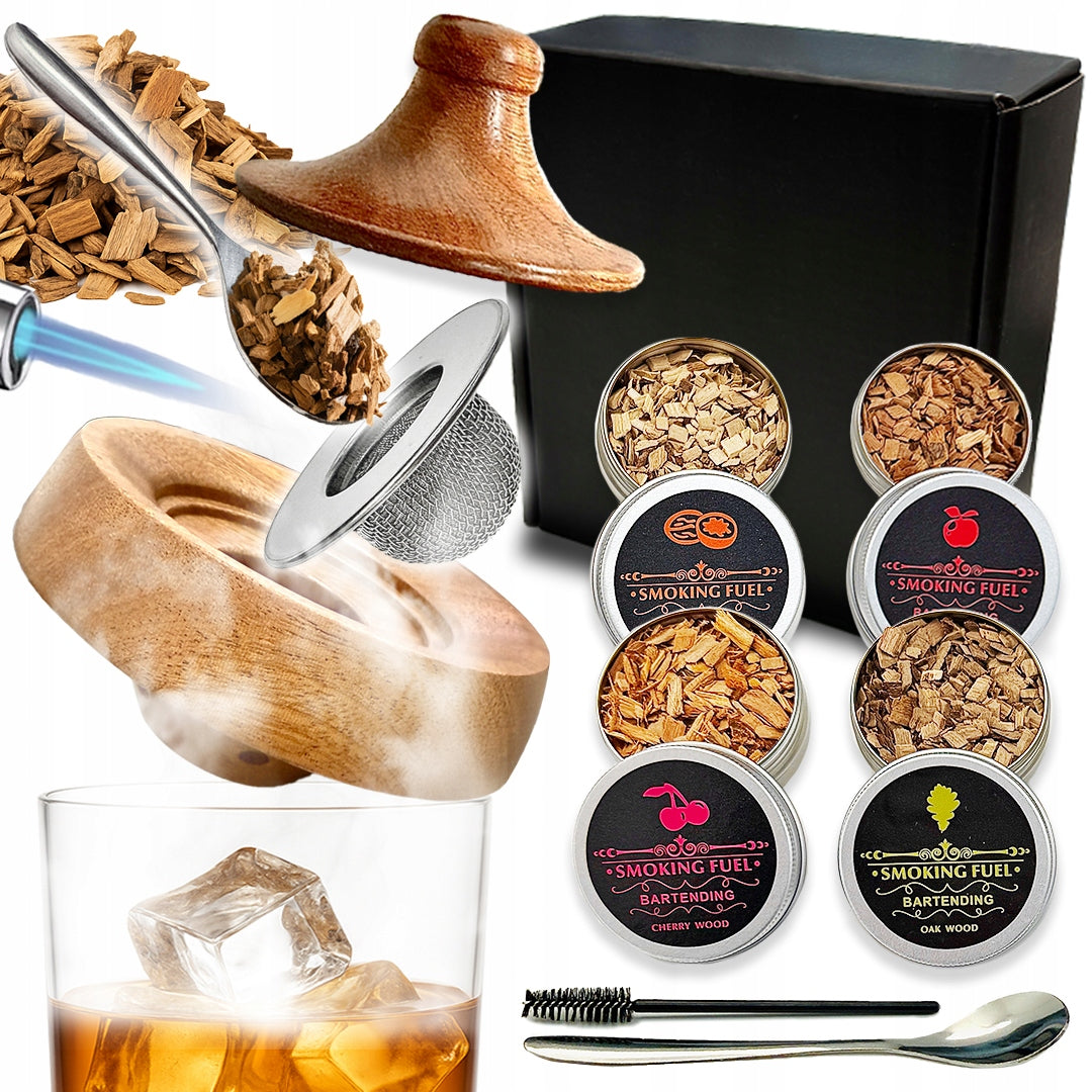 SMOKER SET FOR SMOKING WHISKEY WOOD DRINKS GIFT FOR BOYFRIEND