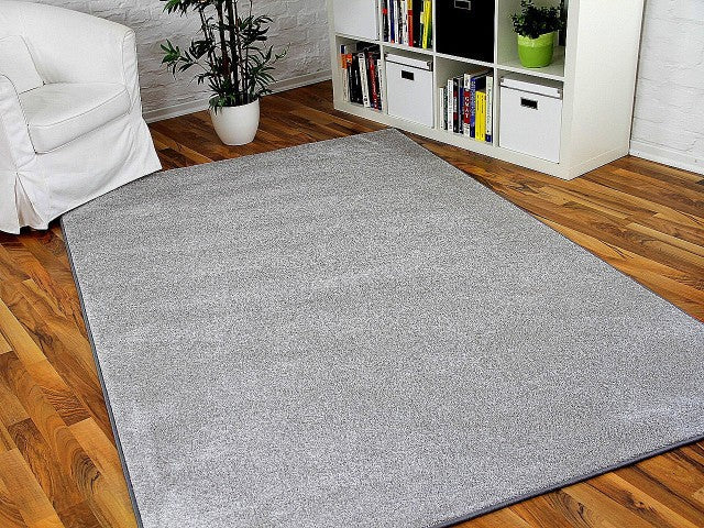SMOOTH, ANTI-ALLERGIC CARPET, APPROPRIATES, 200X200, gray EAN (GTIN) 8717186185552