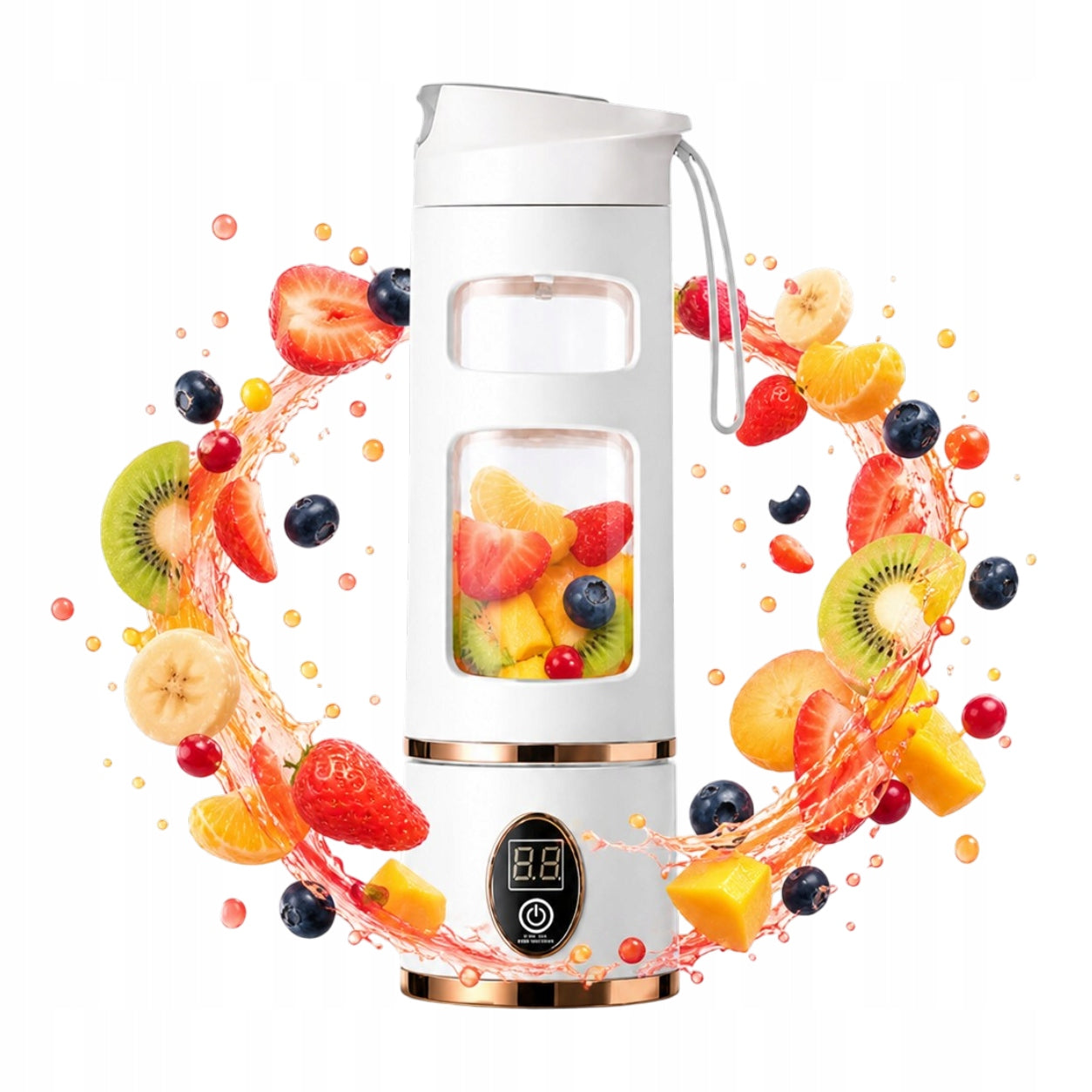 SMOOTHIE COCKTAIL BLENDER JUICE WIRELESS PORTABLE TRAVEL 500 ml Manufacturer code Blender kielichowy