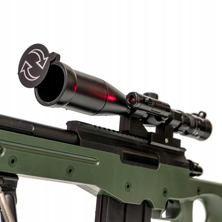 SNIPER RIFLE BALL GUN 108CM SCOPE +FREEBIES PLASTIC BALLS Packaging status original