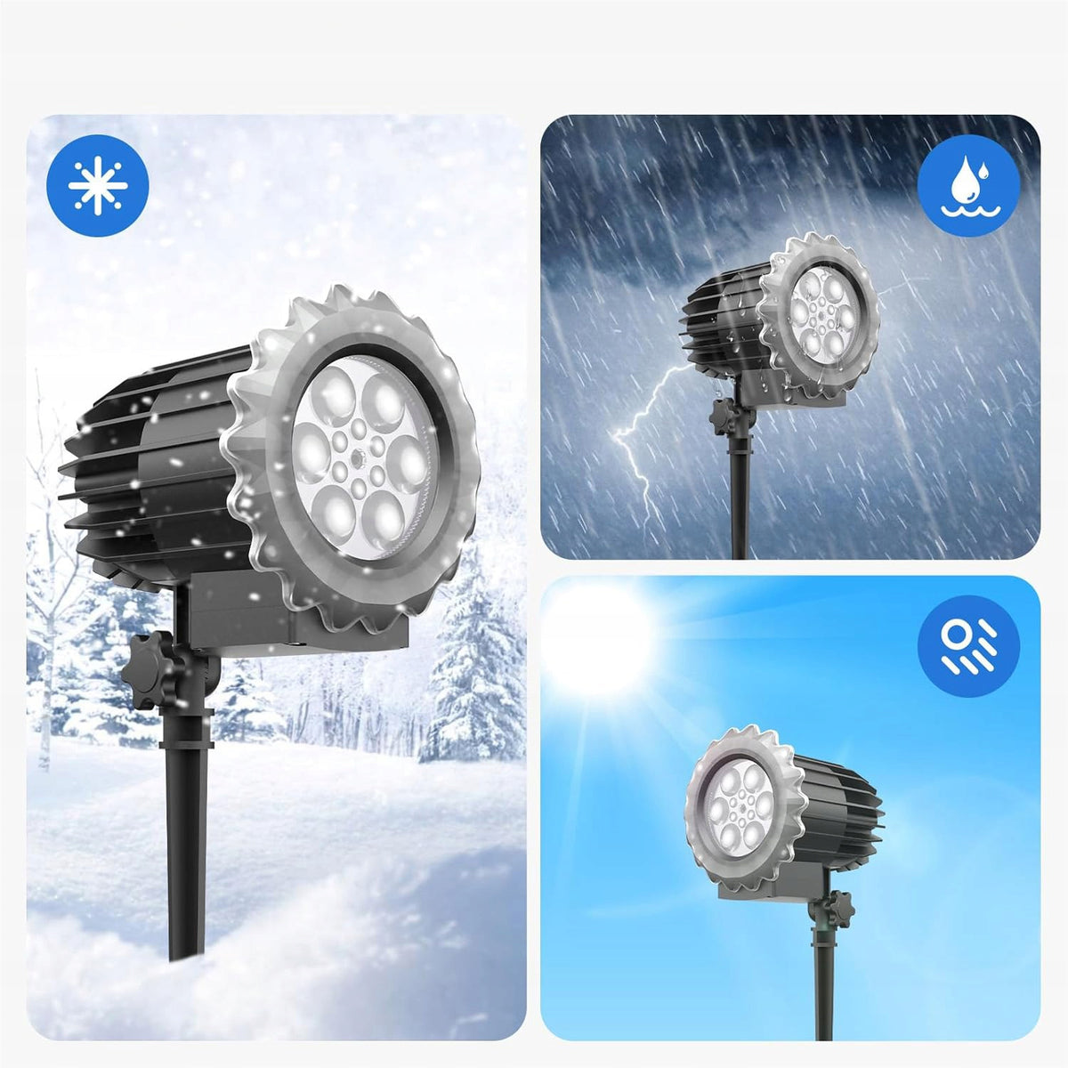 SNOWLIGHT, WATERPROOF LED LAMP, HALLOWEEN PROJECTION LAMP Manufacturer code Reflektor śniegu