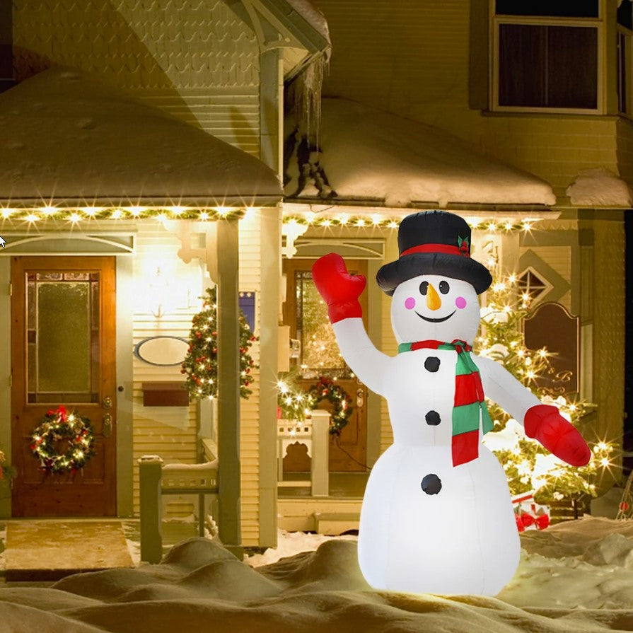 SNOWMAN INFLATABLE CHRISTMAS DECORATION LED GARDEN ORNAMENT 240 cm Manufacturer code F259-240