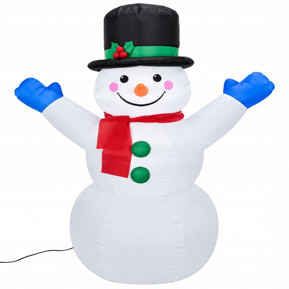 SNOWMAN INFLATABLE PUMPED GLOWING ORNAMENT 120cm